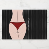 最後の自由 バチェラーパーティー リキュールボトルラベル (シングルラベル)