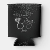 最後の興行期間 – きらきら光るシルバー 缶クーラー (正面)