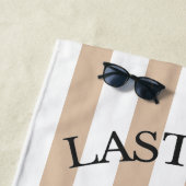 最後の航海 ヴェールの前の最後の船 | ニュートラルなパーソナライズギフト ビーチタオル (インサイチュ)