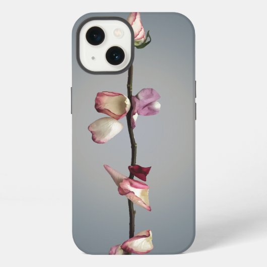 最後の花びらまで... iPhoneケース (裏面)