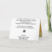 最後の葉 カード (裏面)