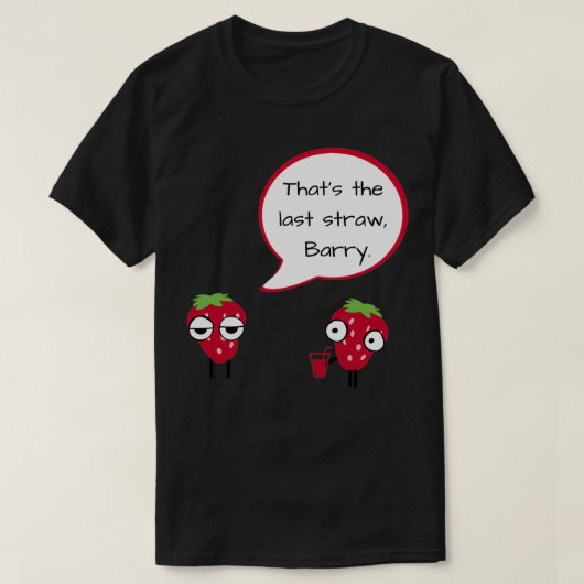 最後の藁 Tシャツ (デザイン正面)
