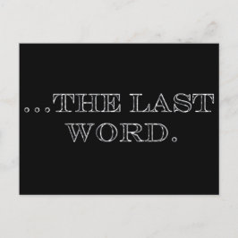 最後の言葉 ポストカード