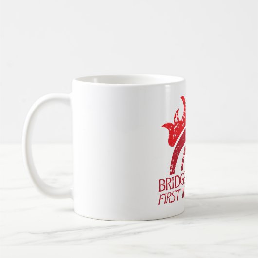 最後の記章2のBridgeburners最初に コーヒーマグカップ (左)