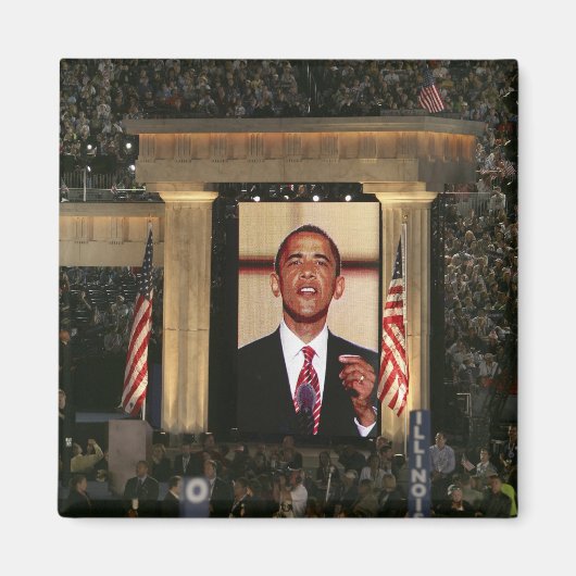 最後の話夜のバラク・オバマ マグネット (正面)