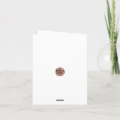 最後の誕生日として恋しく思 – サークルラベンダー カード (裏面)