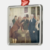 最後の通告を提供している愛国者の委員会 メタルオーナメント (左)