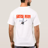 最後の部分が動くことを止めるまでflyinを保って下さい tシャツ (裏面)