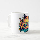 最後の鐘の最初のGroovyマグカップ コーヒーマグカップ (正面左)