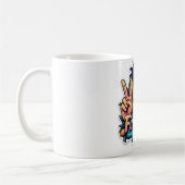 最後の鐘の最初のGroovyマグカップ コーヒーマグカップ (左)