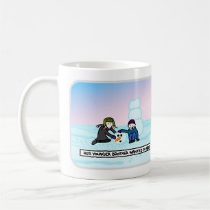 最後の雪だるま コーヒーマグカップ