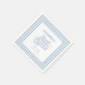 最後の青いスプラッシュバチェロレッテ スタンダードカクテルナプキン (角)