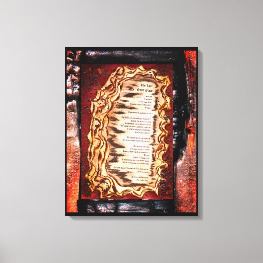 最後の静かな場所 キャンバスプリント (正面)