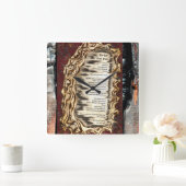 最後の静かな場所 スクエア壁時計 (ホーム)