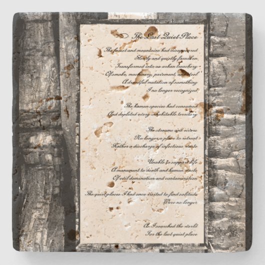 最後の静かな場所 ストーンコースター (正面)