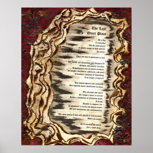 最後の静かな場所 ポスター (正面)