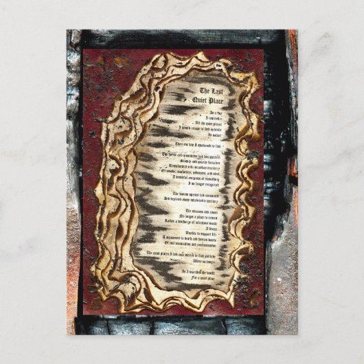 最後の静かな場所 ポストカード (正面)