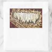 最後の静かな場所 長方形シール (バッグ)