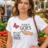 最後の飛行だ糞ったれ面白Tシャツ トライブレンドTシャツ