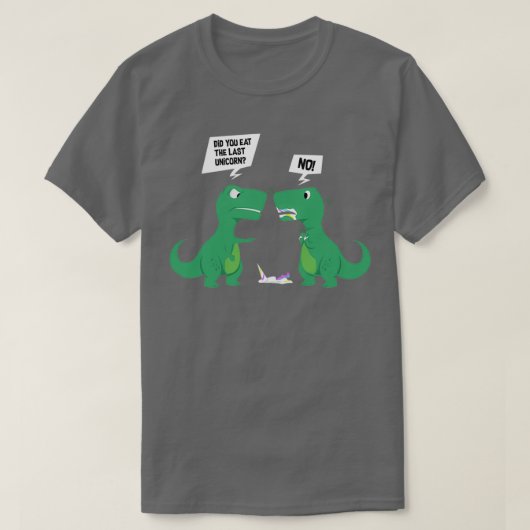 最後の食べ一角獣か Tシャツ (デザイン正面)