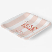 最後の1回のバチェロレッテ ペーパープレート (傾斜あり)