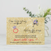 最後の1回/金ゴールド-バチェロレッテ招待状 招待状 (スタンド正面)