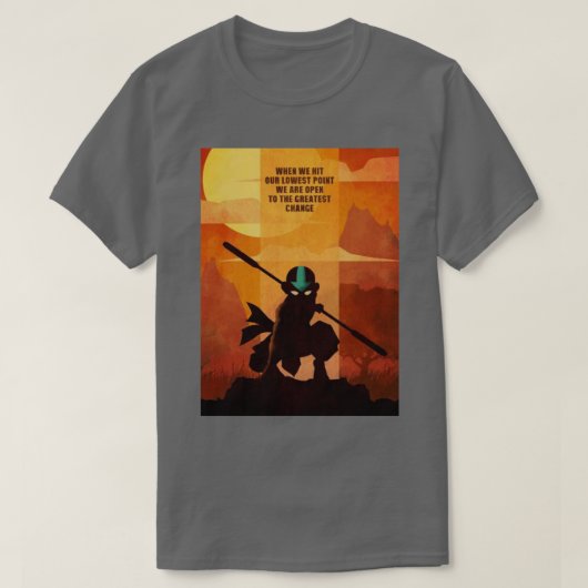 最後の4のアバター Tシャツ (デザイン正面)