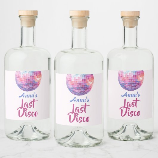 最後のDiscoバチェロレッテの酒類ラベル リキュールボトルラベル (ボトル)