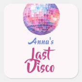 最後のDiscoバチェロレッテシール スクエアシール (正面)