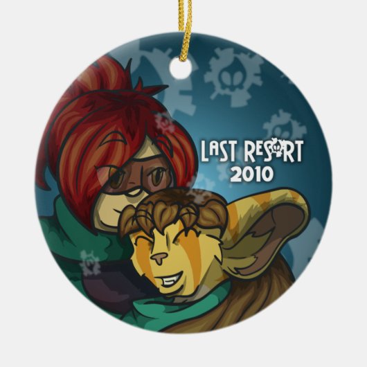 最後のRes0rt 2010休日のオーナメント セラミックオーナメント (正面)