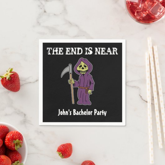 最後は死神の近くにあるバチュラーパーティナプキンス スタンダードカクテルナプキン (インサイチュ)