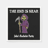 最後は死神の近くにあるバチュラーパーティナプキンス スタンダードカクテルナプキン (正面)