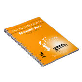 最後は無料!リタイアメントパーティーゲストブック ノートブック (右側)