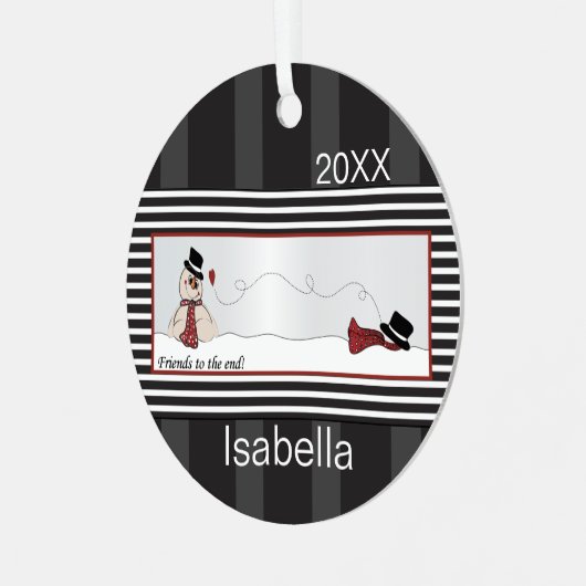 最後までの友だち メタルオーナメント (正面左)