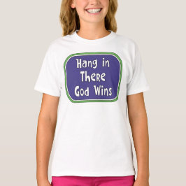 最後まで諦めない - 神は勝利する Tシャツ