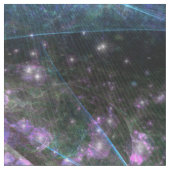 最後まで、銀河の宇宙の風景： ファブリック (クローズアップ)