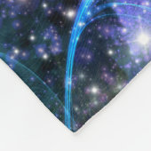 最後まで、銀河の宇宙の風景: フリースブランケット (角)