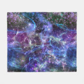 最後まで、銀河の宇宙の風景: フリースブランケット (正面(横))