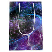 最後まで、銀河の宇宙の風景： ミディアムペーパーバッグ (裏面)