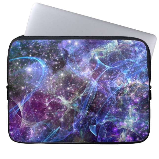 最後まで、銀河の宇宙の風景： ラップトップスリーブ (正面)