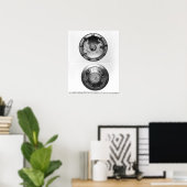 最後を描いたメダリオンのパテン ポスター (ホームオフィス)