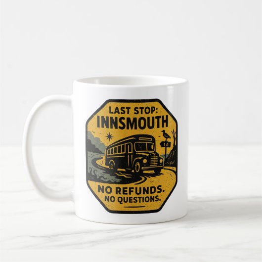 最後ストップの: Insmouth -ヴィンテージ経警告過のSig コーヒーマグカップ (左)