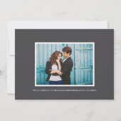 最後フェイクにフォイル書道スクリプト日付を保存 セーブザデート (裏面)