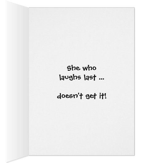 最後ユーモアのあるに笑う女性 (内側 (右))