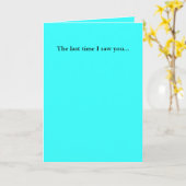 最後私は…会いました カード (黄色い花)