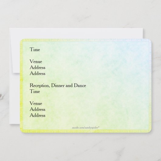 最後結婚の黒おもしろい人夫婦 招待状 (裏面)