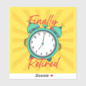 最後退職したに、目覚まし時計の電源を切れ。 シール (シート)