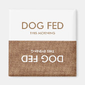 最後食べ物を与えの...夕べとモーニングマグネットのアラーム マグネット (正面)