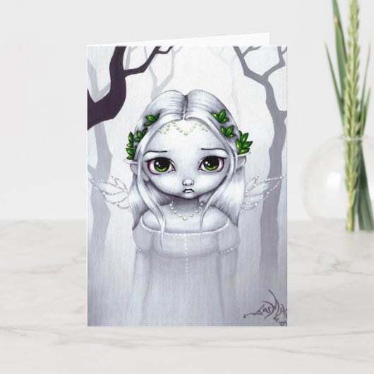 "最後"は挨拶状を去ります カード (正面)