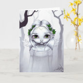 "最後"は挨拶状を去ります カード (黄色い花)